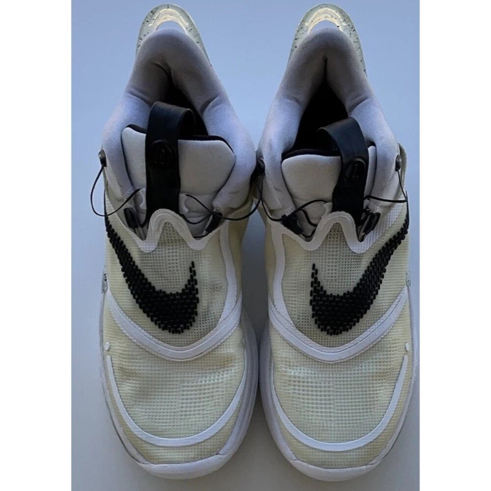 Nike Adapt BB Version 2.0 White Cement Men’s Size 13 Shoes Black White Oreo